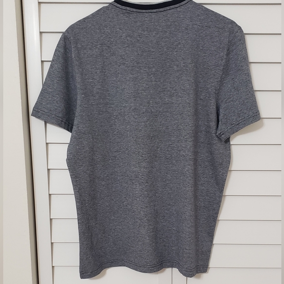 Michael Kors Men's T Shirt Round Neck Short Sleeve Blue Size M - Picture 3 of 7